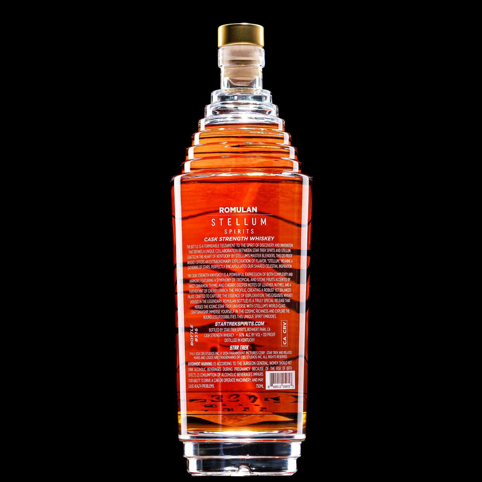 Star Trek Spirits Romulan Stellum Cask Strength Whiskey